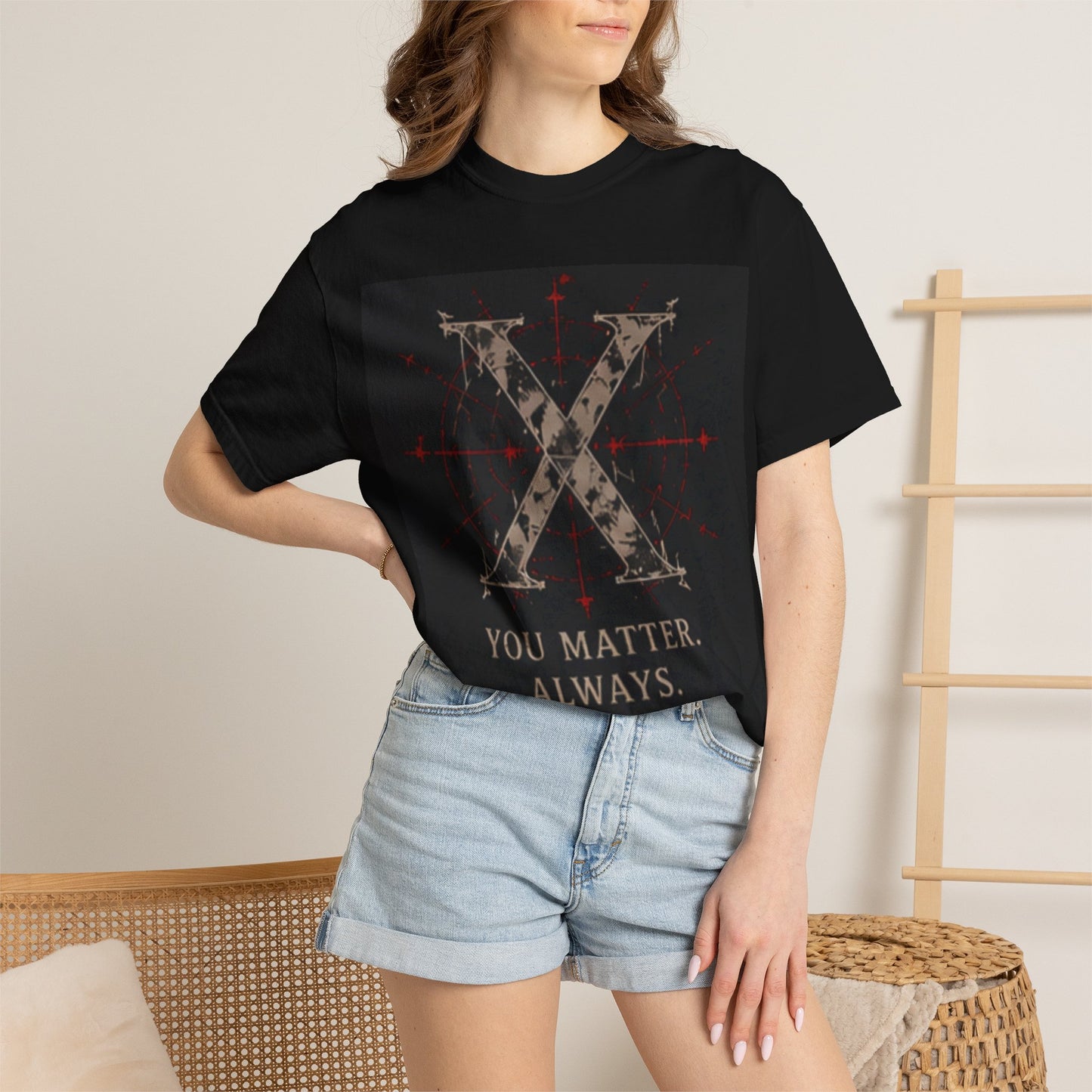 T-Shirt — “You Matter. Always.” Men Deserve Healing Too Mental Health Awareness Tee