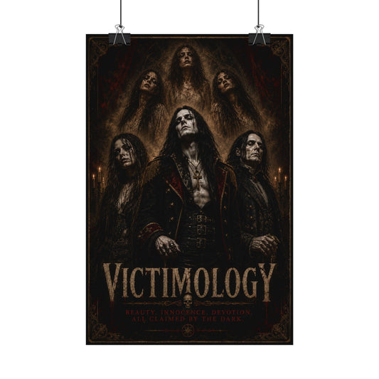 Victimology Satin Poster — Where It All Began