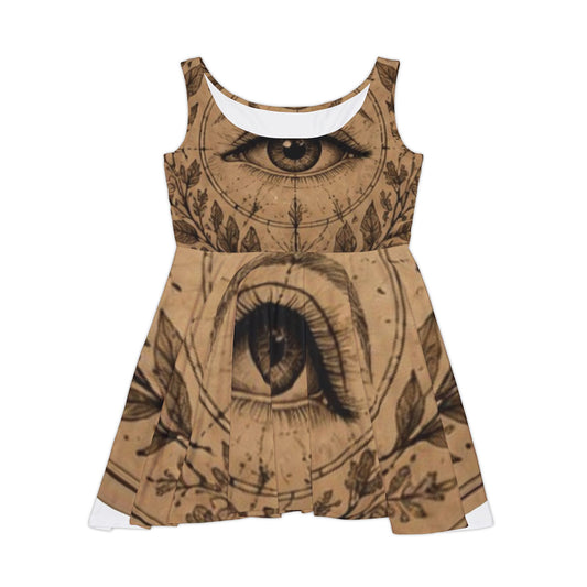 Mystic All-Seeing Eye Skater Dress