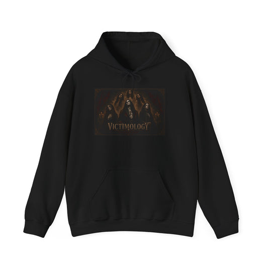 Victimology Gothic Hoodie — Dark Occult Art Pullover